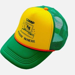 Trucker hat. Camp Know Where. Stranger Things Baseball Cap. Snap Back.